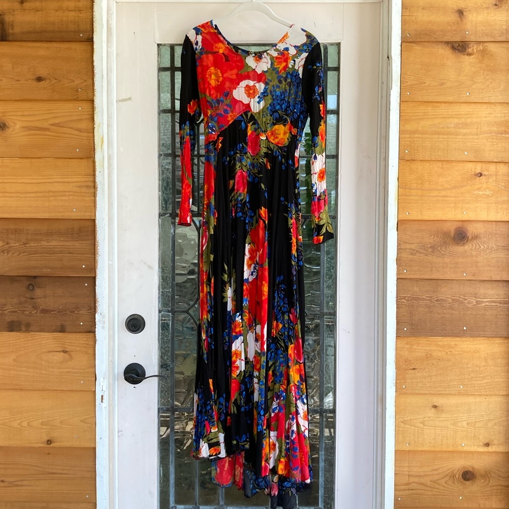 Free People maxi, floral party dress